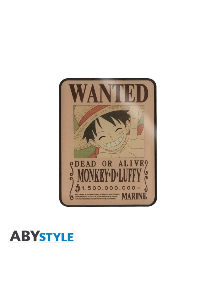 ONE PIECE - Premium Magnet - "Wanted Luffy"