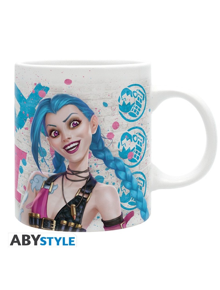 League Of Legends - Tazza - 320 Ml - Vi Vs Jinx - Matte - Subli