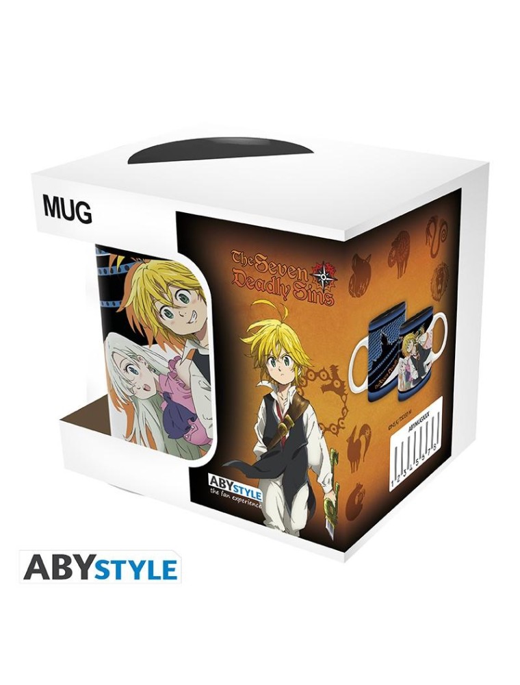 The Seven Deadly Sins Tazza Meliodas, Elizabeth, Hawk da 320 ml - Gadgets