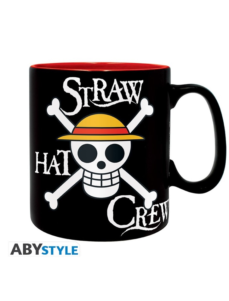 One Piece - Tazza - 460 Ml - Luffy & Skull - Album Per Carte Box