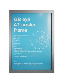 GBEYE - MDF Silver Frame - A2 - 42 x 59,4cm -