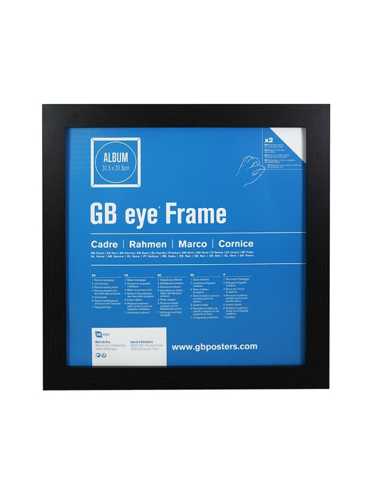 GBEYE - MDF Black Frame - Album - 31.5 x 31.5cm -