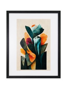 GBEYE - Framed print "In my garden by Treechild" (40x50cm)