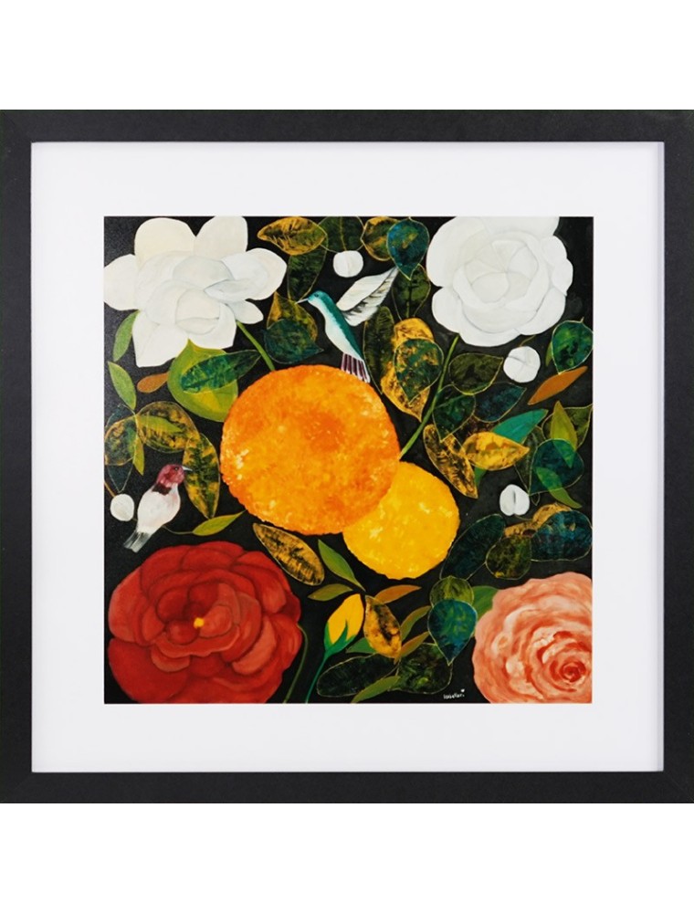 GBEYE - Framed print "Marigold by Isabelle Ri" (40x40cm)