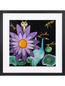 GBEYE - Framed print "Lotus...