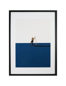 GBEYE - Framed print "Fishing for compliments by Maarte" (50x70cm)