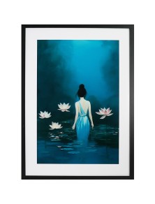 GBEYE - Framed print "In the pond by Treechild" (50x70cm)