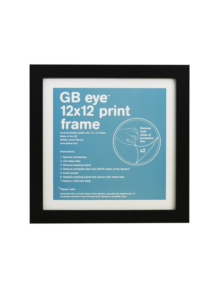 GBEYE - MDF Black Frame - 30 x 30 cm -