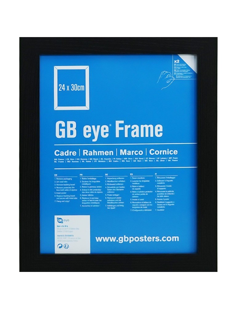 GBEYE - MDF Black Frame - 24 x 30cm -