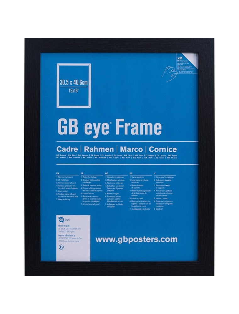 GBEYE - MDF Black Frame - 30 x 40 cm - PDC -