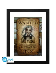 LEAGUE OF LEGENDS - Framed print "Jinx Wanted" (30x40)