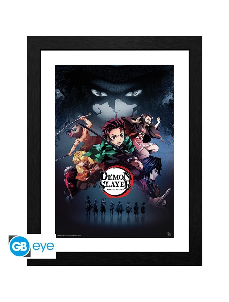 DEMON SLAYER - Framed print "Slayers" (30x40)