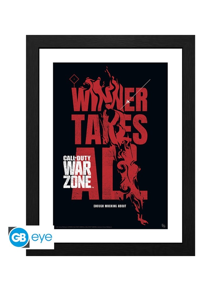 CALL OF DUTY - Framed print "Winner Takes All" (30x40)