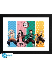 DEMON SLAYER - Framed print "Group" (30x40)