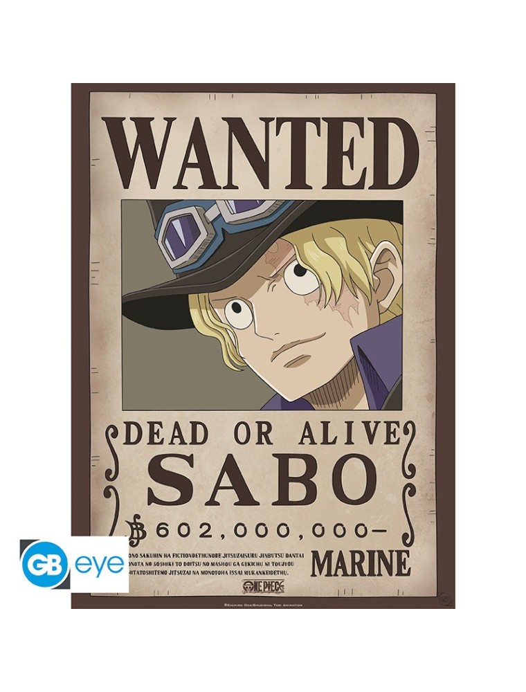 ONE PIECE - Poster Chibi 52x38 - Wanted Sabo