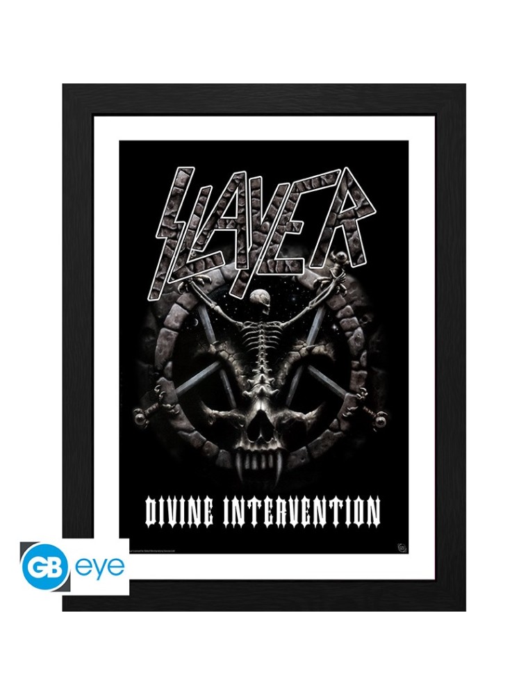 SLAYER - Framed print "Divine Intervention" (30x40)