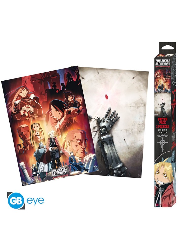 FULLMETAL ALCHEMIST - Set 2 Posters Chibi 52x38 - Series 1