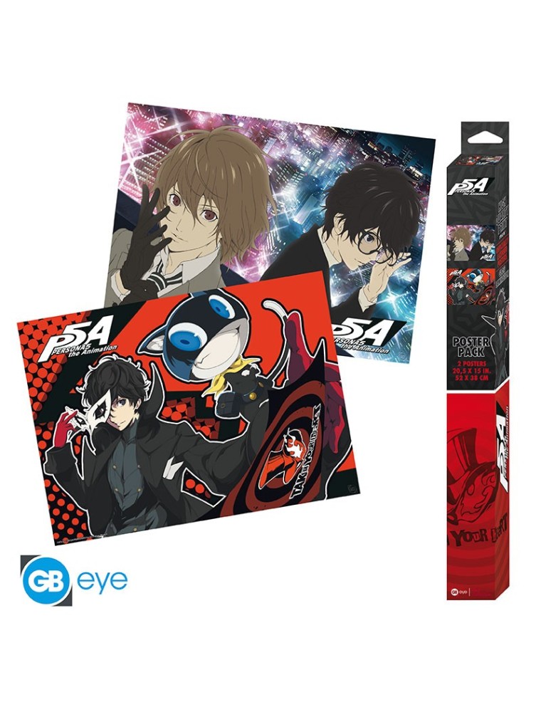 PERSONA 5 - Set 2 Posters Chibi 52x38 - Series 1