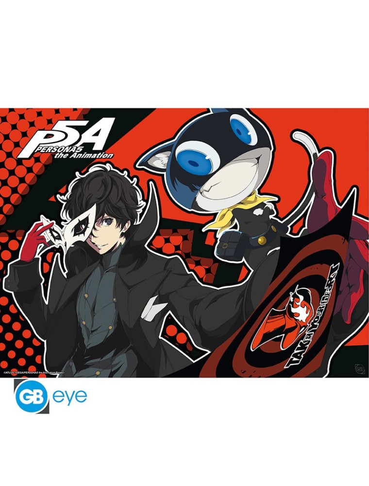 PERSONA 5 - Poster Chibi 52x38 - Joker & Mona