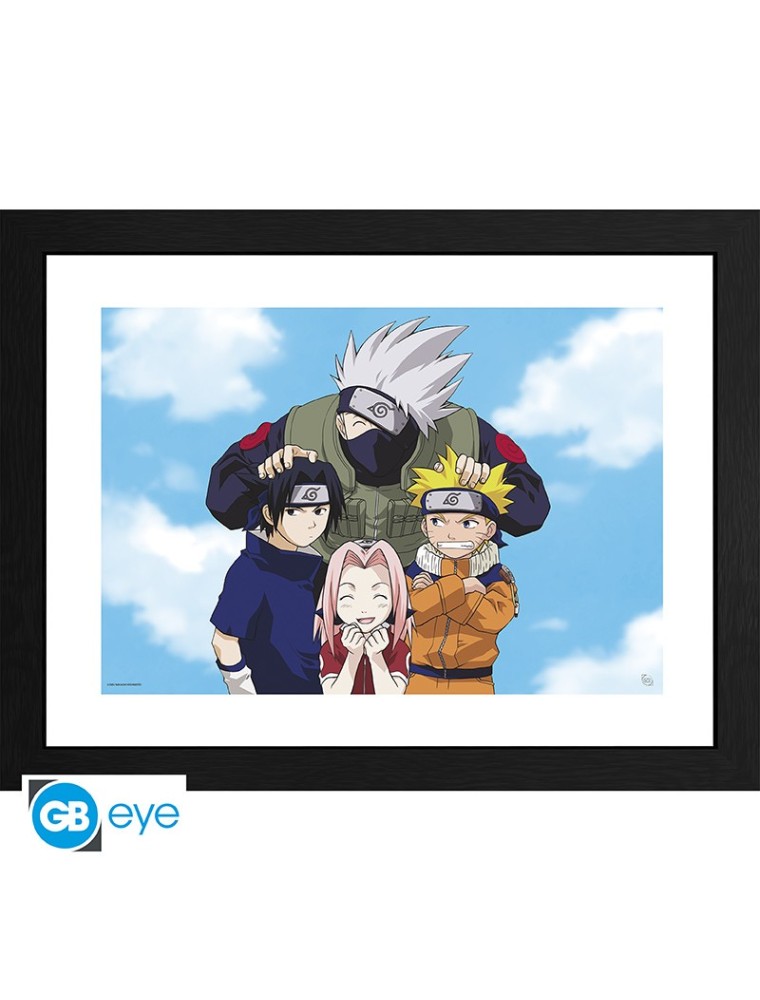 NARUTO - Framed print "Photo Team 7" (30x40)