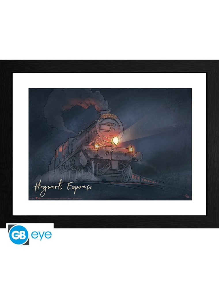 Harry Potter - Framed Print "espresso Per Hogwarts" (30x40)