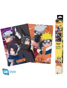 NARUTO - Set 2 Posters Chibi 52x38 - Konoha Ninjas & Deserters