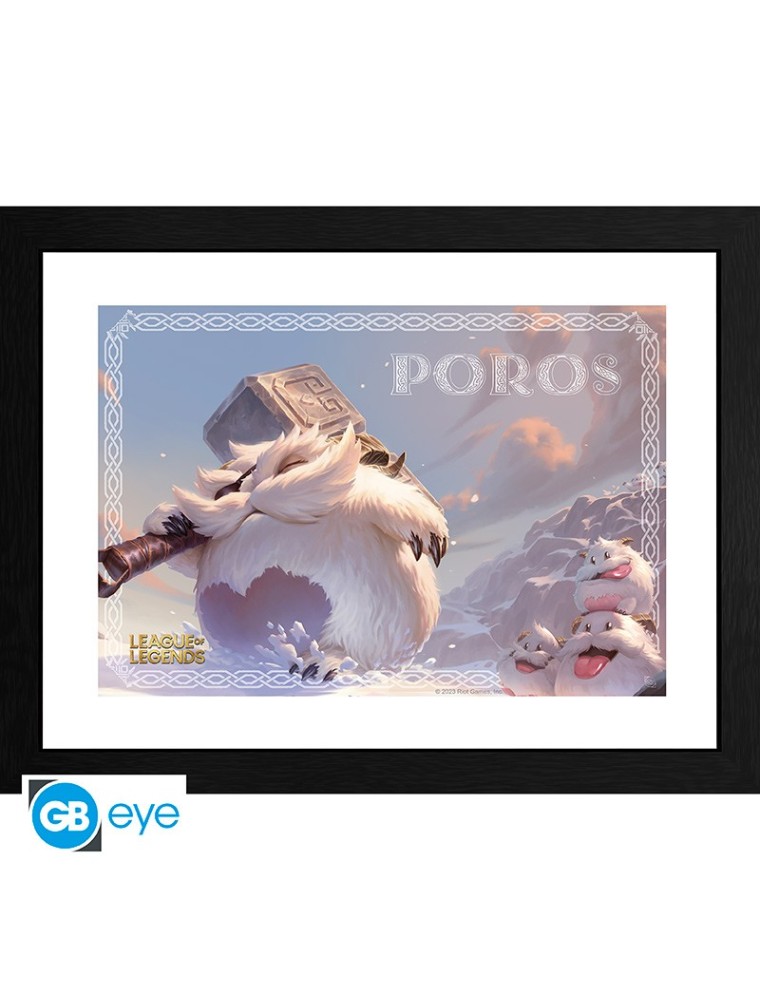 LEAGUE OF LEGENDS - Framed print "Poro" (30x40)