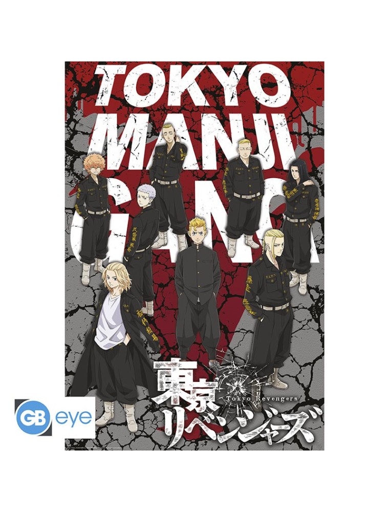 TOKYO REVENGERS - Poster Maxi 91.5x61 - Takemichi & Tokyo Manji Gang