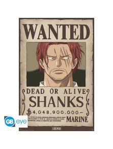 ONE PIECE - Poster Maxi 91.5x61 - Wanted Shanks