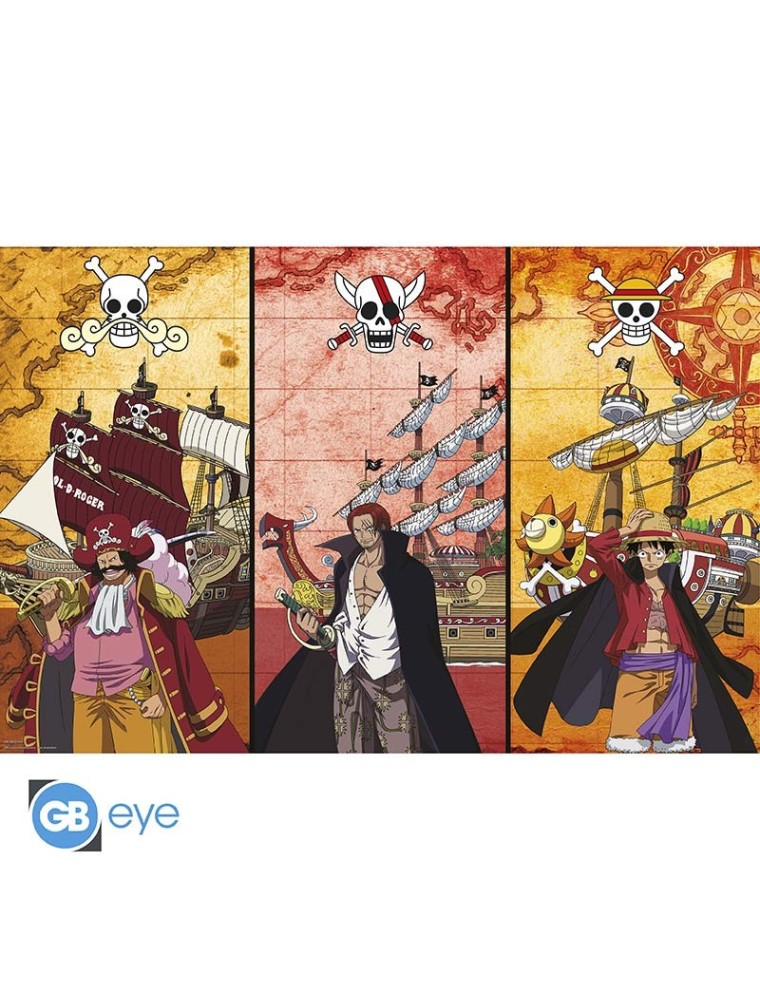 ONE PIECE - Poster Maxi 91.5x61 - Captains & Boats