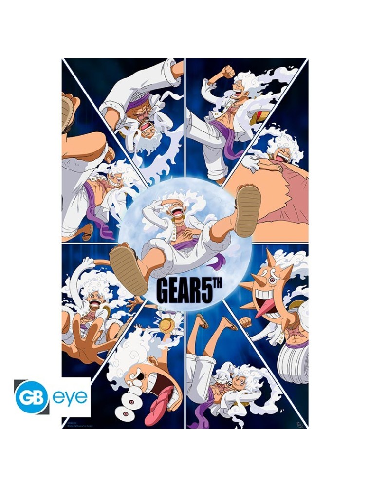 One Piece Luffy Gear 5th Poster Maxi 91.5x61 cm Gbeye