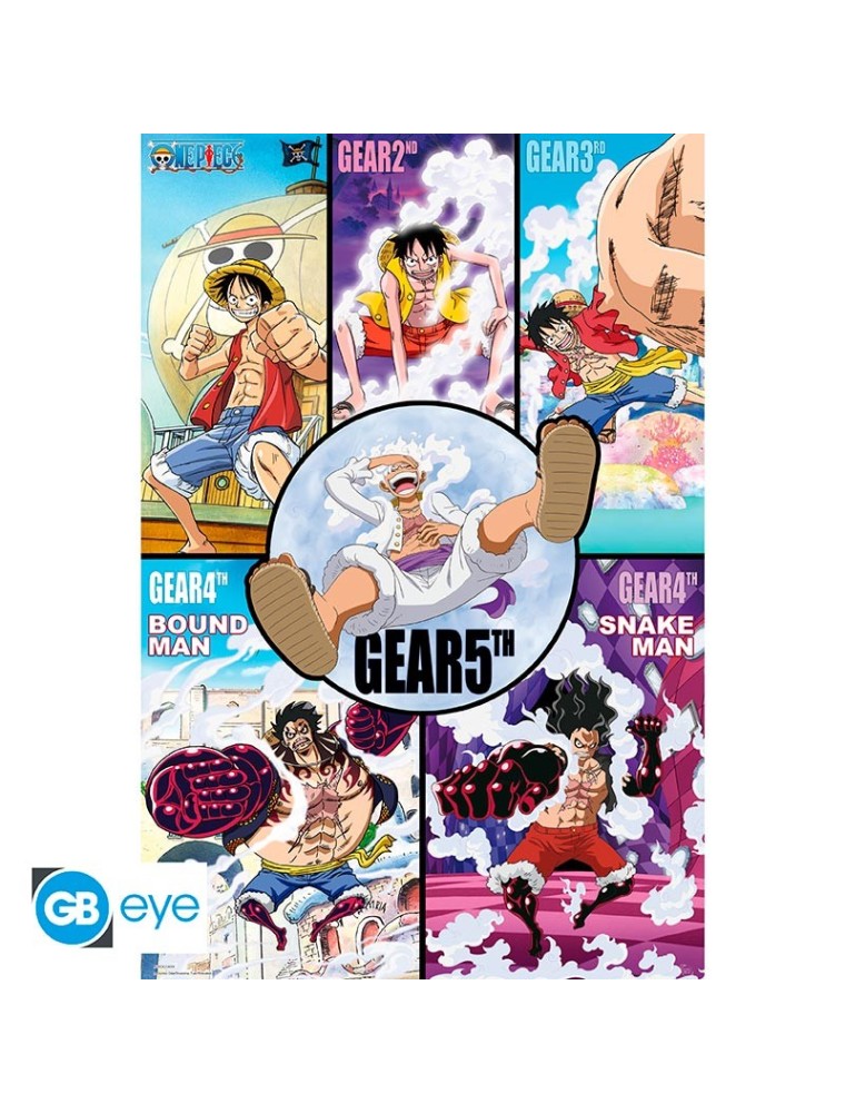 ONE PIECE - Poster Maxi 91.5x61 - Gears history