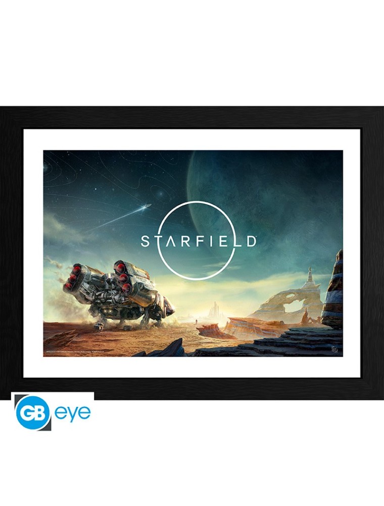 STARFIELD - Framed print "Landing" (30x40)