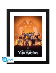 THE LEGEND OF VOX MACHINA - Framed print "Key Art" (30x40)