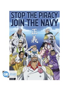 ONE PIECE - Poster Chibi 52x38 - Marine Army