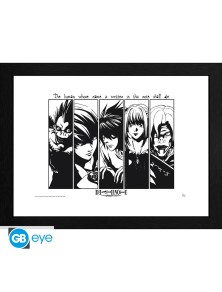 DEATH NOTE - Framed print...