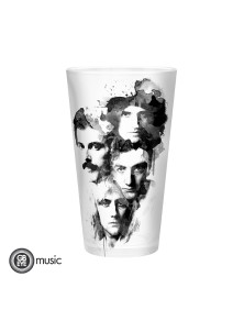 QUEEN - Large Glass - 400ml - Faces - box