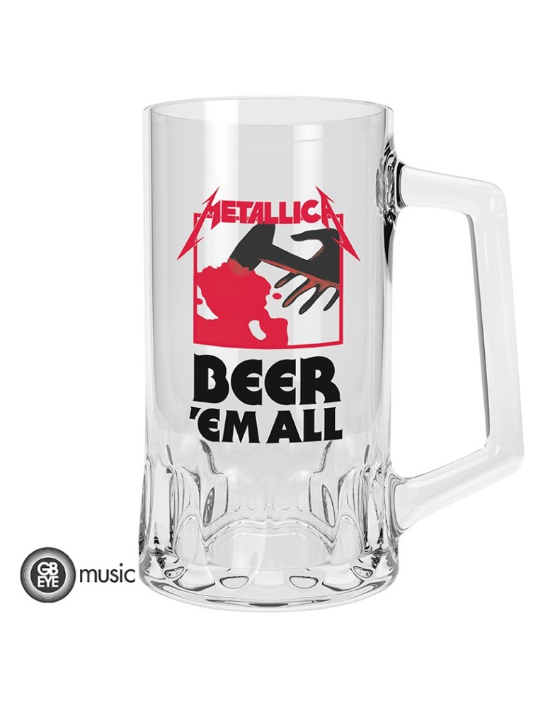 Metallica - Boccale "beer'em All"