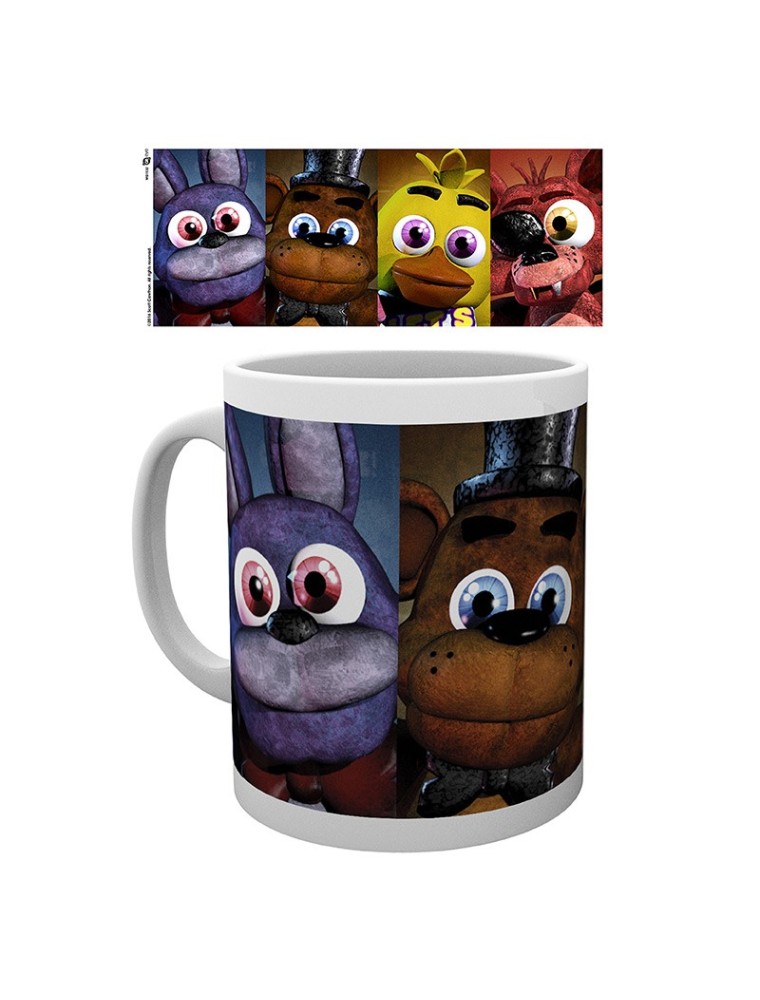 Five Nights At Freddy's - Tazza - 320 Ml - Faces - Subli - Box