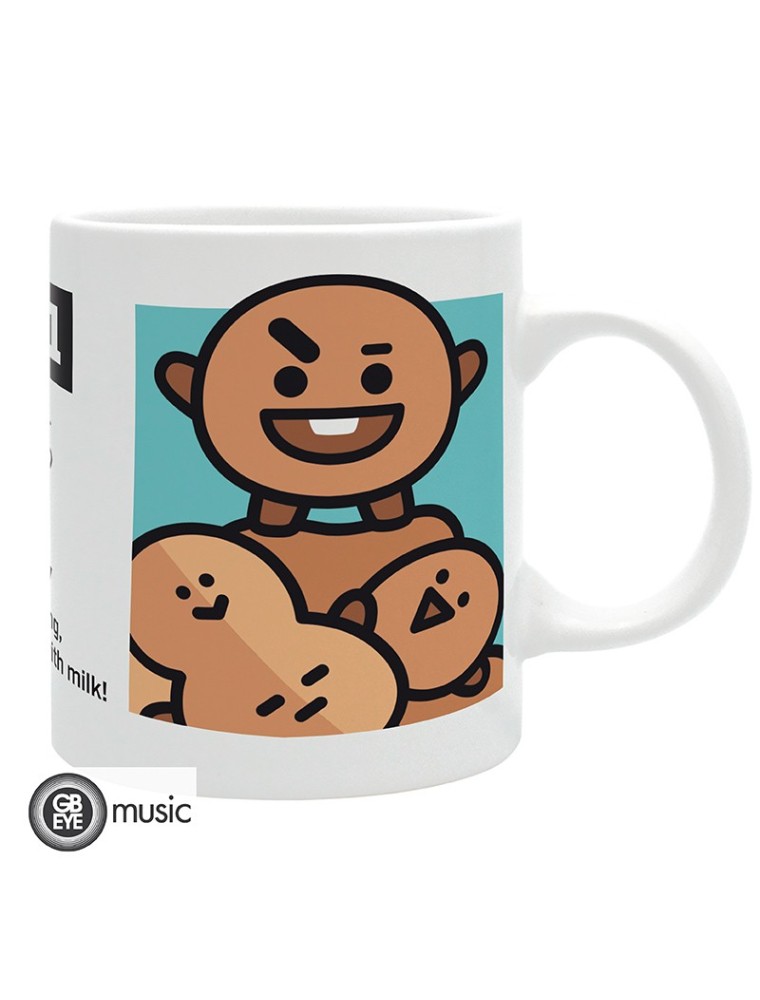 Bt21 - Tazza - 320 Ml - Shooky - Subli - Box