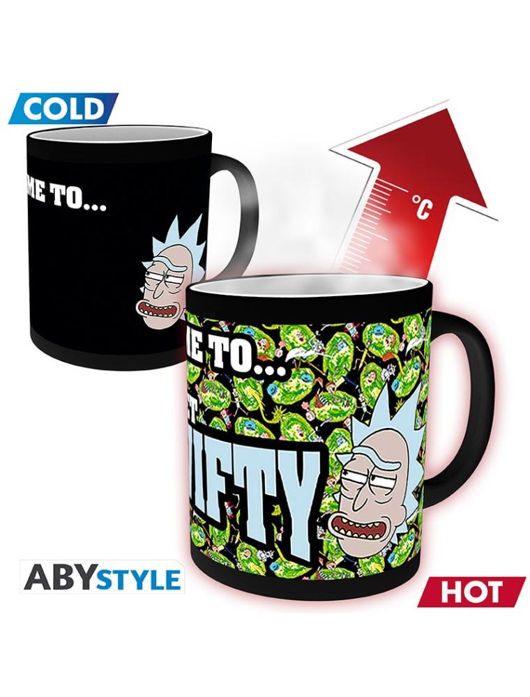 Rick E Morty - Tazza Heatchange - 320ml - Get Schwifty - Box