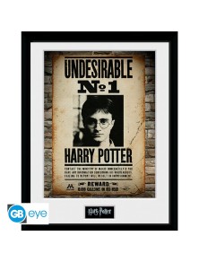 HARRY POTTER - Framed print "Undesirable No 1" (30x40)