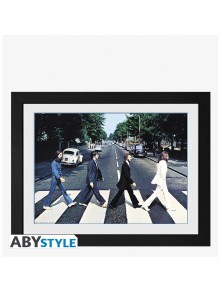 THE BEATLES - Framed print "Abbey Road" (30x40)