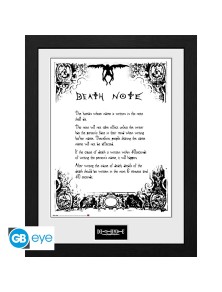 DEATH NOTE - Framed print...