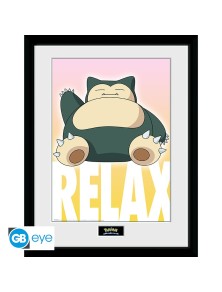 POKEMON - Framed print "Snorlax" (30x40)