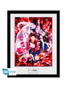 RE: ZERO - Framed print "Key Art" (30x40)