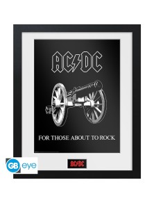 AC/DC - Framed print "For Those About to Rock" (30x40)