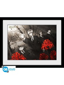 TOKYO GHOUL: RE - Framed print "Red Flowers" (30x40)