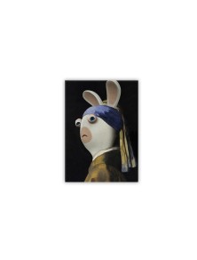 RAVING RABBIDS - Magnet 65×90 mm LA JEUNE FILLE A LA PERLE