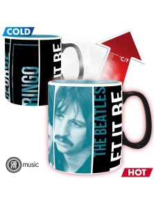 The Beatles - Tazza Heat Change - 460 Ml - Let It Be - Album Per Carte Box